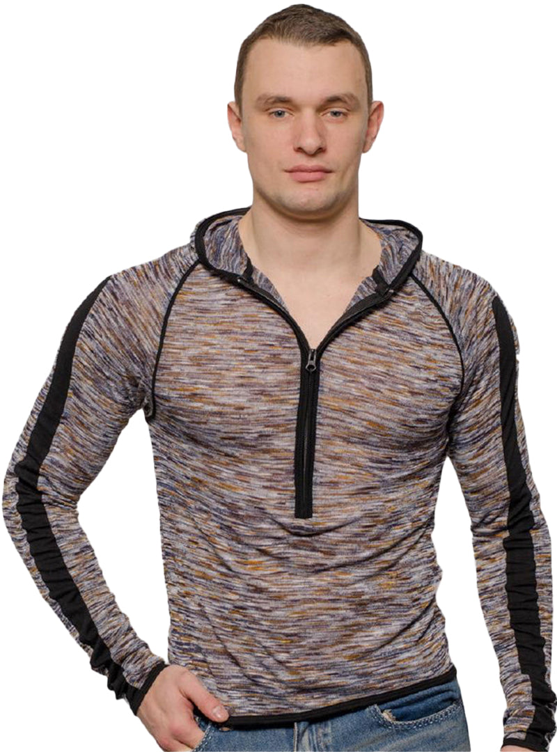 Undergear Ribbed Zipper Hooded Top
